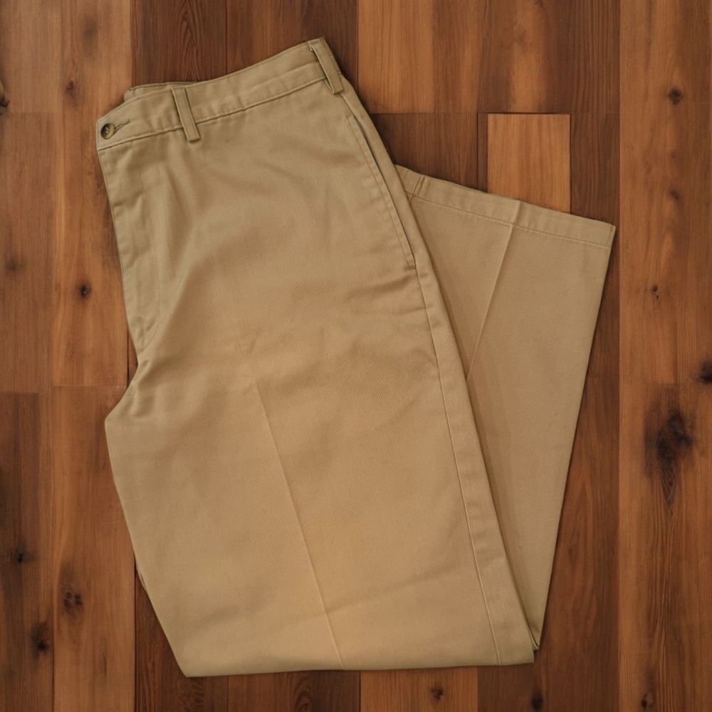 Classic L.L. Bean Wrinkle-Free Double L Chinos |‎ Classic Khaki